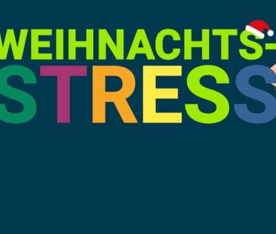 Grafik zum Thema Weihnachten und Stress