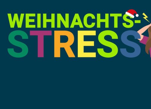 Grafik zum Thema Weihnachten und Stress